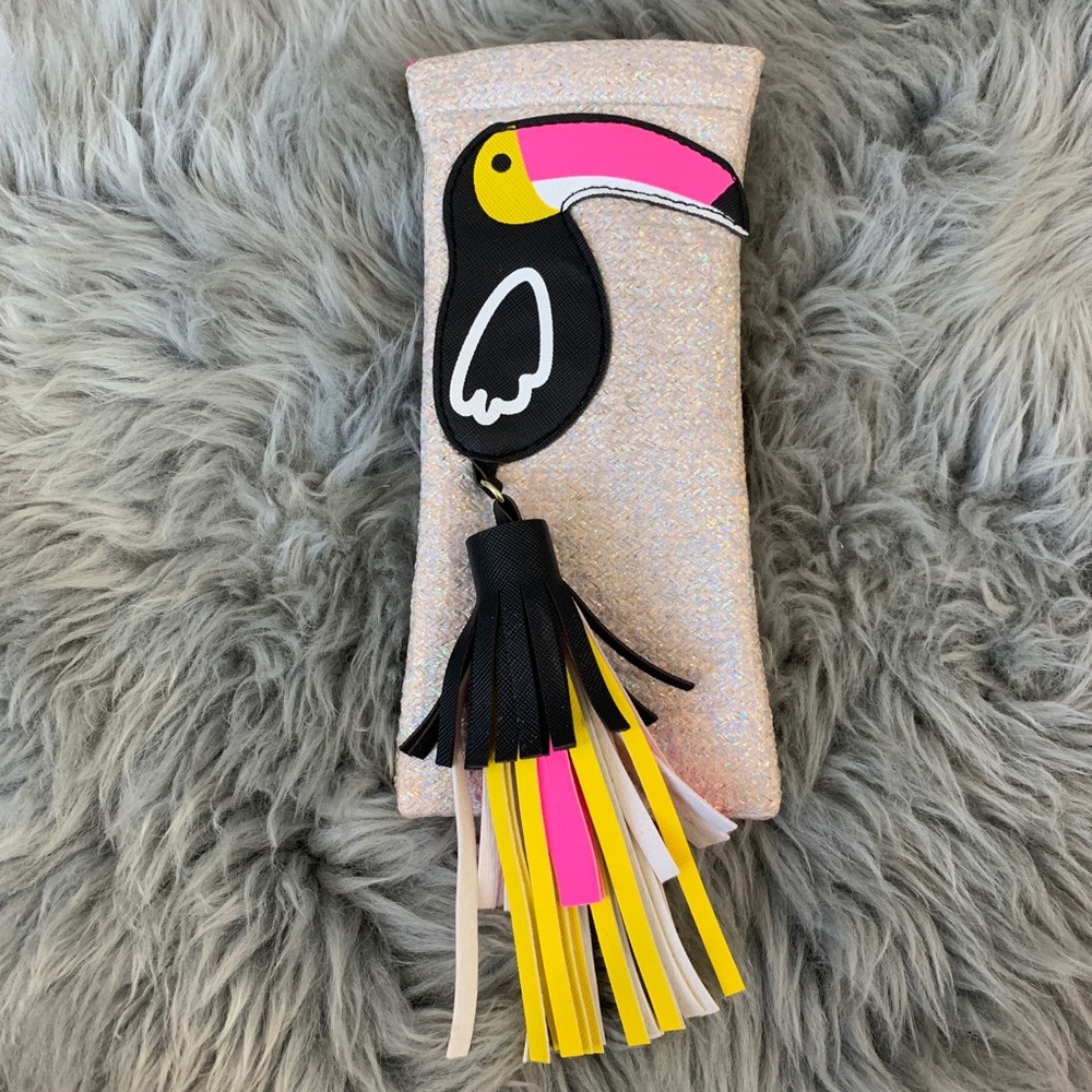 Toucan Glasses Case & Coin Pouch Set NWT - Picture 4 of 8